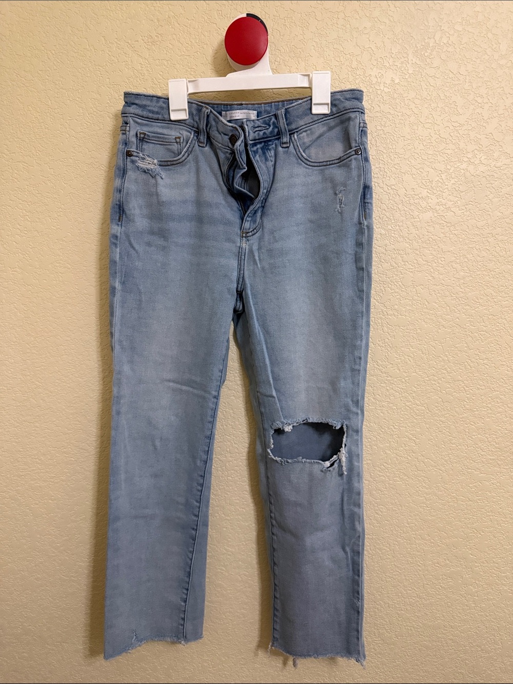 LC Lauren Conrad Super High Rise Slim Straight Jeans – Size 8